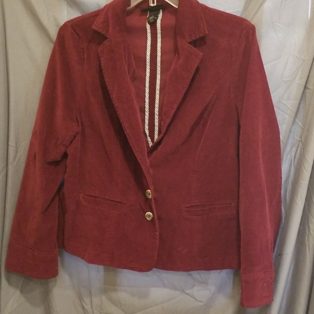 Burgundy Blazer- Lane Bryant